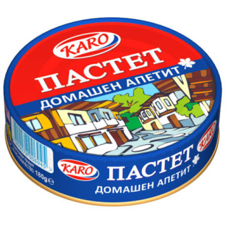 Пастет домашен Апетит Каро 180 гр. Leberwurs Apetit Пастет домашен Апетит Каро 180 гр. Leberwurs Apetit