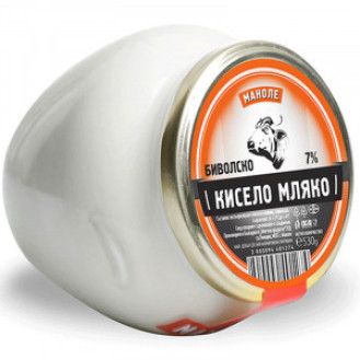 Кисело мляко биволско Маноле 7% 530 гр. Bulgarischer Joghurt, Büffel